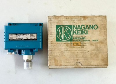#ad NAGANO KEIKI KH55 Pressure Transmitter 0 35Kgf cm2 24VDC 4 20mA $300.00