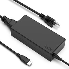 65W USB-C Laptop Charger for HP Chromebook, Lenovo ThinkPad  ASUS