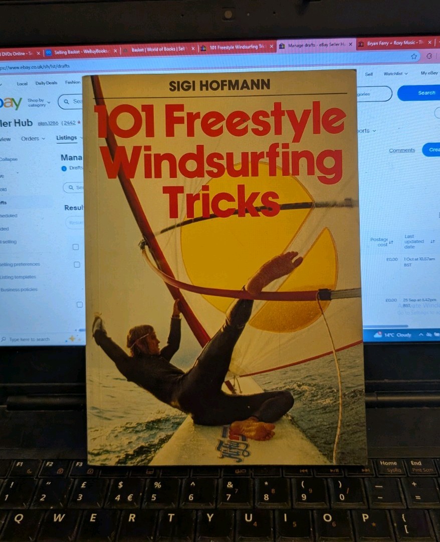 101 FREESTYLE WINDSUFING TRICKS BOOK BY SIGI HOFMANN VERY GOOD CONDITION