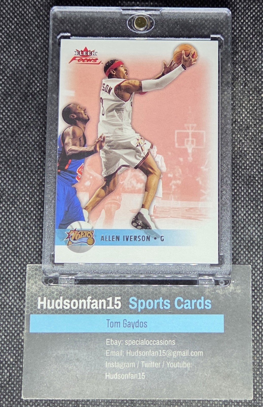 Allen Iverson 2003-04 Fleer Focus #3 Century Edition 87/100 Philadelphia 76ers
