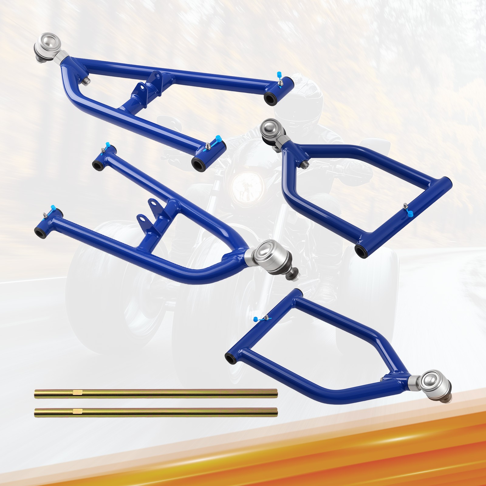 Front A Arm 1 Set Adjustable Extended Control Arm for Yamaha Banshee 350