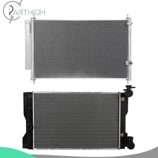 For 2009-2017 Toyota Corolla Radiator & A/C Condenser Aluminum Cooling Assembly
