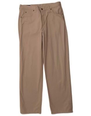 LEE Herren Kansas Straight Freizeithose W36 L32 Beige Baumwolle NT06