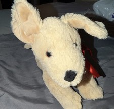 Melissa Doug SUNNY Yellow Lab 10" Stuffed Plush Puppy Dog Red Bow Toy Soft