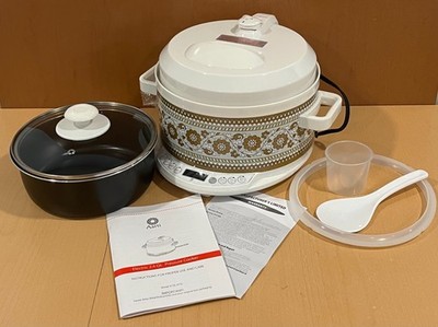 Figli Aarti #730 Electric Pressure Cooker 2.4 Qt Multi Purpose OPEN BOX UNUSED