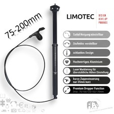 Limotec Alpha 1 Dropper 34.9 x 150 / 170mm Vario Seatpost Internal MTB Bike