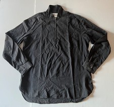 our legacy BLACK .25 zip up shirt eu52 XL USED shawl neck collar LAST ONE