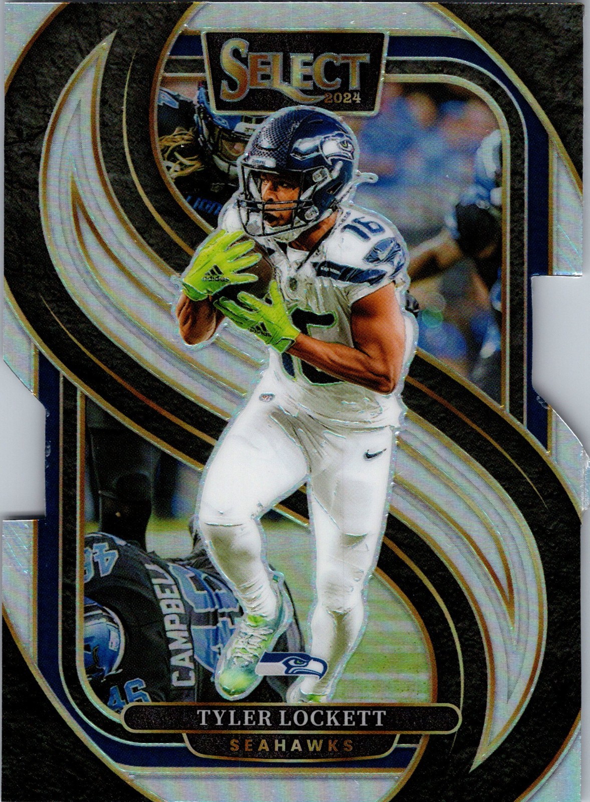2024 Panini Select - Premier Level Tyler Lockett #199 Silver Prizm Die-Cut