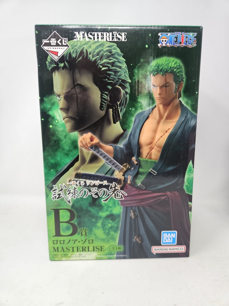 BANDAI NAMCO MASTERLISE フィギュアセット Bandai Namco Ichiban Kuji One Piece Roronoa Zoro Masterlise Figure