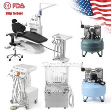 Portable Dental Unit  Oil-Free Air Compressor Suction System/Dental Unit Chair