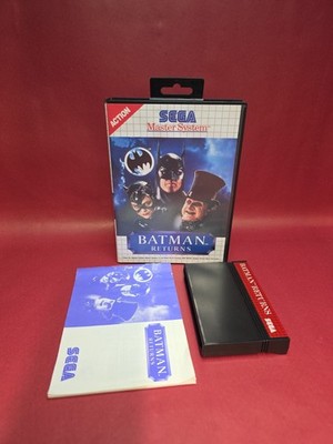 Batman Returns Sega Master System Spiel OVP mit Handbuch enthalten 1993 sehr guter Zustand