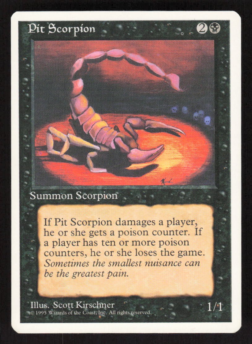 1995 Pit Scorpion Fourth Edition MTG