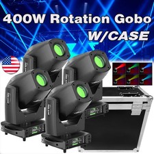 400W LED Moving Head Light Rotation Gobo Beam Stage DJ Disco DMX Spot Lighting