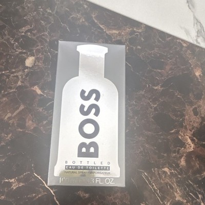 Boss Bottled Eau de Toilette Spray 100ml/3.3oz Apple Cinnamon Geranium Woods 
