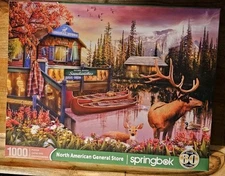 Springbok North American General Store Lakeshore Serenity Puzzle -1000 Pc NIB