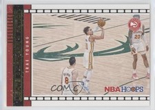 2021-22 Panini NBA Hoops Lights Camera Action Winter Trae Young #2 2u3