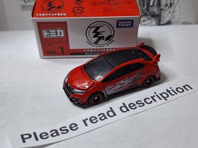 READ NOTE - Japan Expo TEM 01 Honda Civic TYPE R TOMICA EVENT Model TOMY TAKARA