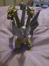 Vintage Godzilla Mecha King Ghidorah 6" Figure 1994 Toho Trendmasters 3 Heads