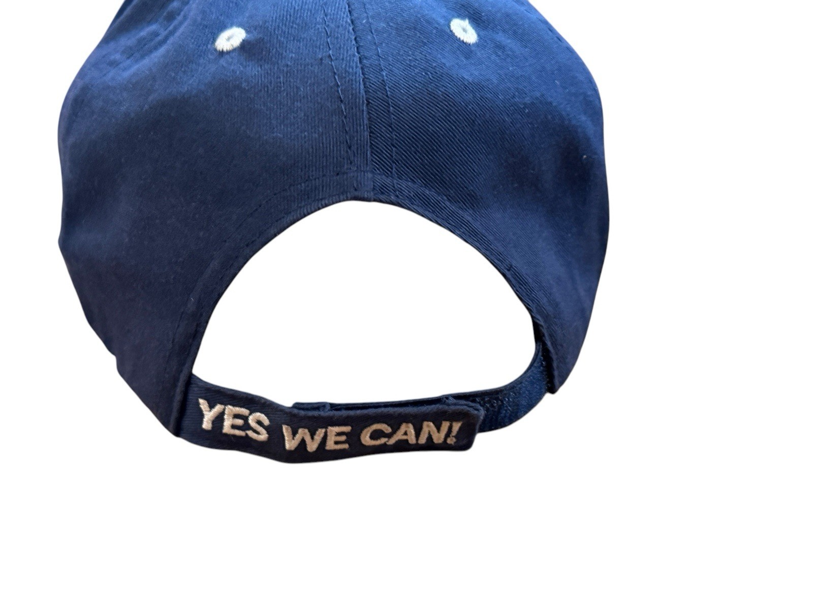 Baseball Cap Blue White Adjustable Strapback AIS … - image 4