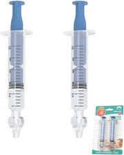 2Pcs Baby Nasal Aspirator, 10ml Nasal Irrigator, Reusable Silicone Nasal Suction