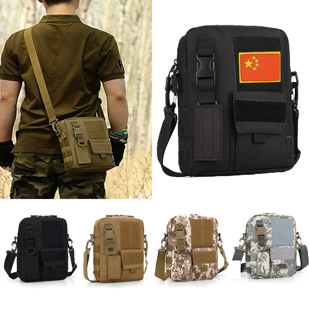 Mens Messenger Bag Tactical Shoulder Bag Outdoor Travel Bag Purse Crossbody Bags