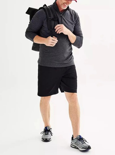 Tek Gear Men's Black Heather Soft Tek 1/4 Zip Pullover (MT33A004RZ) M/L/XL/XXL - Picture 5 of 5