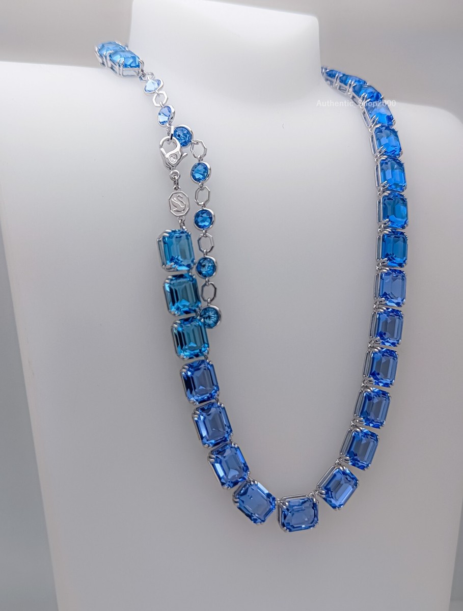 New 100% Authentic SWAROVSKI Blue Crystal Statement Millenia