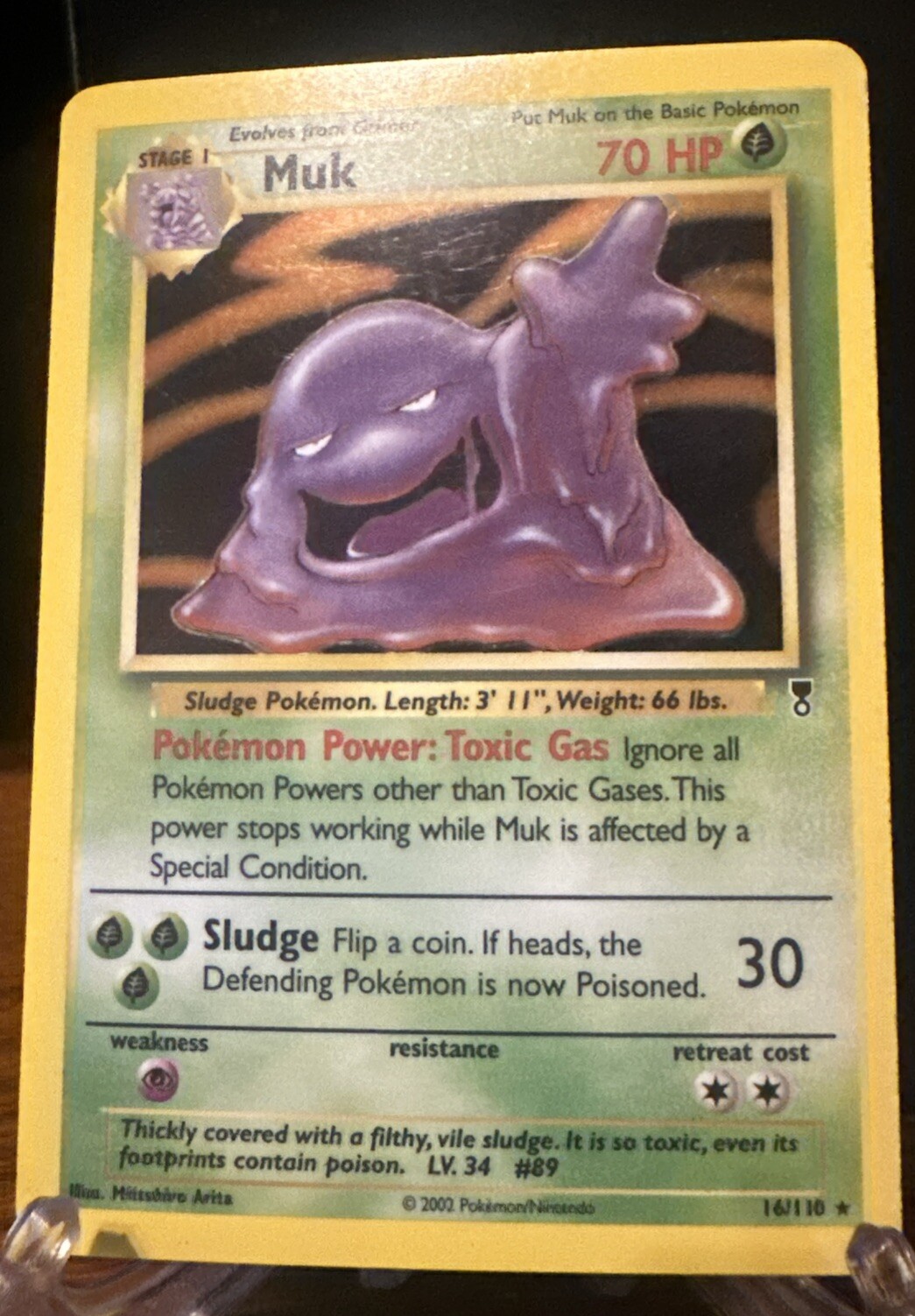 Pokémon TCG Muk Legendary Collection 16/110 Holo Rare