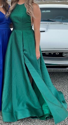 empire waist summer dress pattern Ball Gown Off Shoulder Lace Beaded Prom Dresses With Pockets main image 0