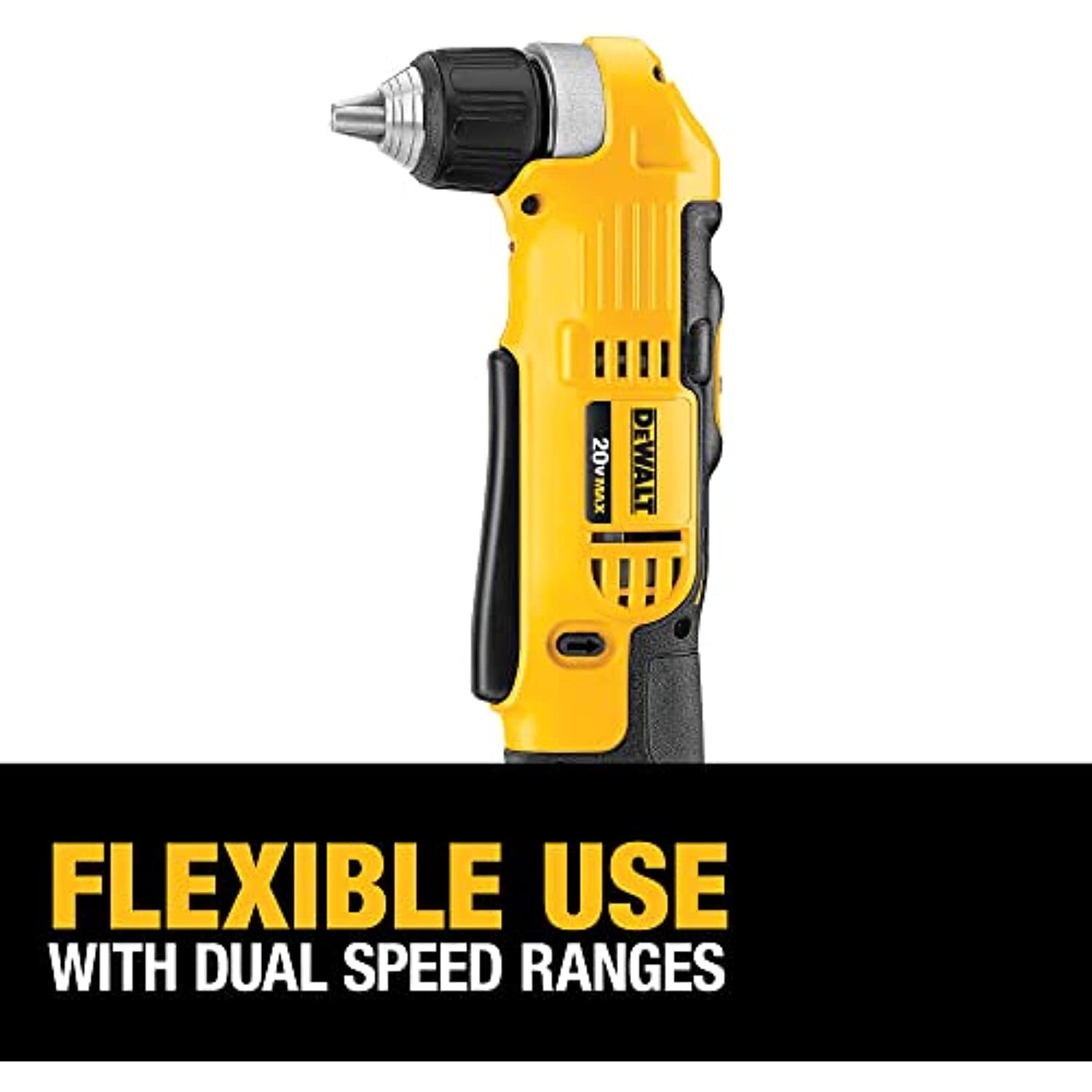 DEWALT 20V MAX Right Angle Cordless Drill/Driver Kit (DCD740C1) eBay