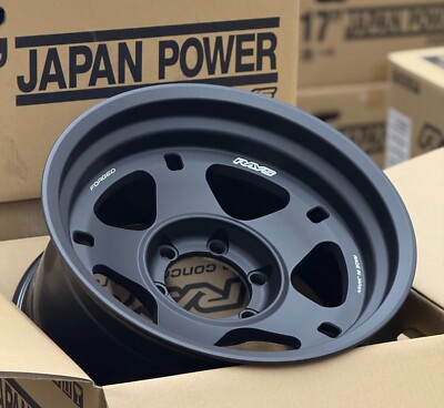 set of 4) Rays Offroad 05X 17x9 -20 6x139.7 Blast Black Wheels | eBay