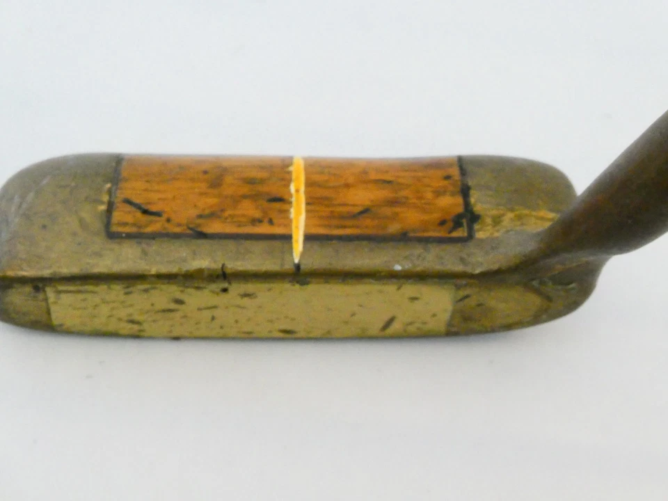 Matzie Vintage Velvet Touch Laser Vintage Brass Putter  - 35" Length ~USED~ - Image 3 of 4