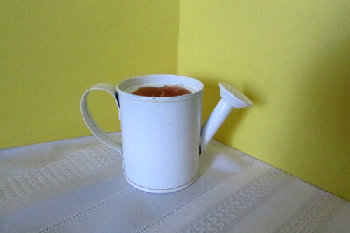 LATTINE ACQUA 2,5" alte metallo bianco con CANDELA fatta a mano all'interno PREZZO PER DUE (VOLPE) - Foto 5 di 8