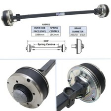 GENUINE IFOR WILLIAMS AS6402 COMPLETE AXLE HB505/506