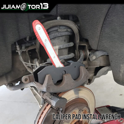 360° Ratcheting Brake Caliper Piston Spreader Tool – Red, For Easy Brake Pad Installations