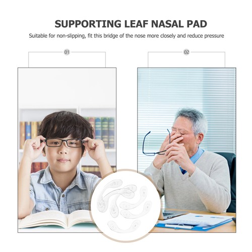5 Piezas Almohadillas para Nariz Gafas Soporte Puente Repuesto Niño Hombre Ojo Suave - Imagen 5 de 12