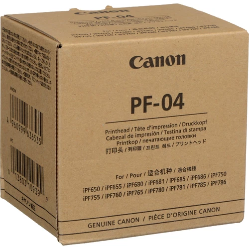 Cabezal de impresión de oficina original Canon PF-04 PF-04 iPF650/655/670/671/680/681/685 - Imagen 1 de 4