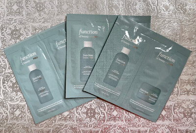 FUNCTION WAVY HAIR SHAMPOO + MASK 3 SETS 6 SAMPLES 0.33 FL.OZ./10 ML EACH NEW