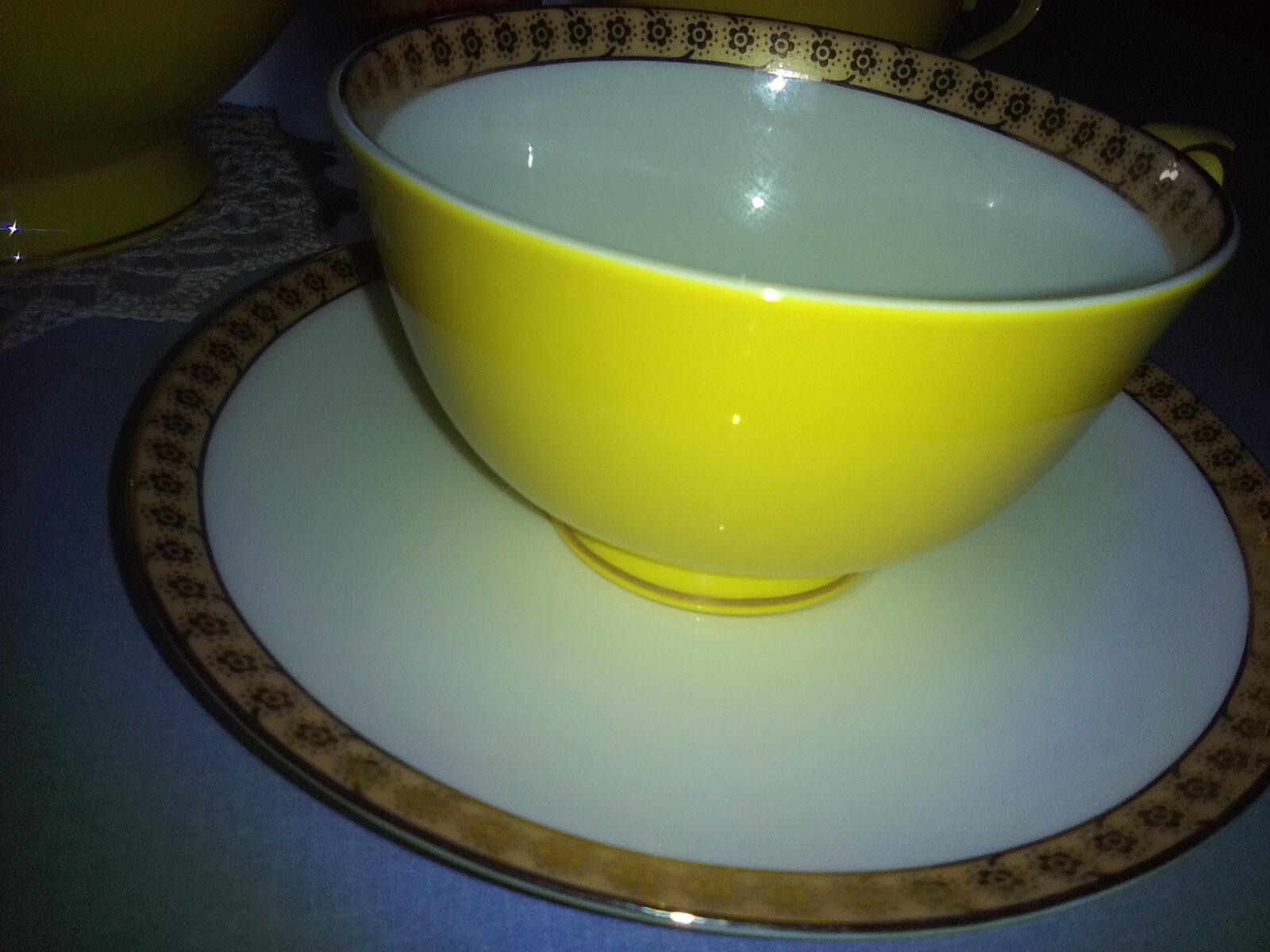 Beautiful Teavana Bone China Tea set with 2 canisters eBay