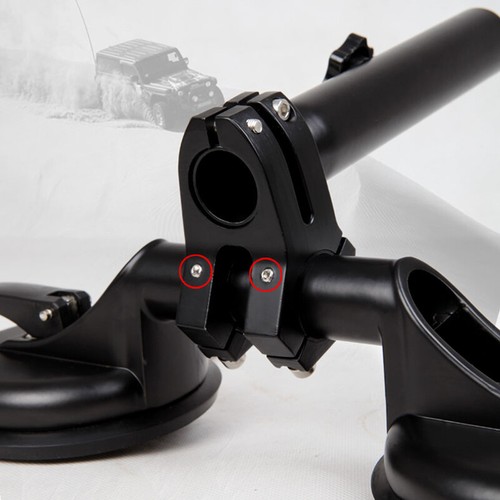 ATV Off-road Car Metal Flag Pole Car Mount Bracket Adjustable Sucker Support - Foto 10 di 12