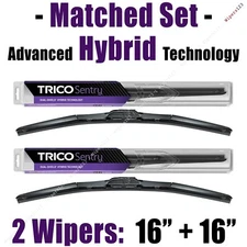Matched Set 2 Hybrid Wipers 16"+16" Trico Sentry Wiper Blades 78-79 - 32-160/160