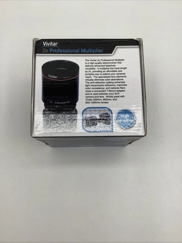 VIVITAR серии 1 2 X конвертер T-крепление для 500 мм 650-1300 мм объектива - Изображение 4 из 4