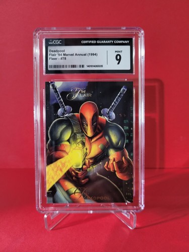1994 Flair Marvel Annual #78 Deadpool #78 CGC 9 Mint