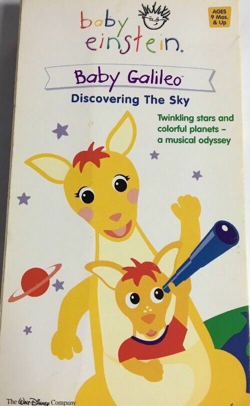 Baby GalileoBaby EinsteinVHS 2003TRSTEDRARE VINTAGE COLLECTIBLE