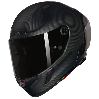 Nolan X-804 RS Ultra Carbon Puro Integralhelm Matt Schwarz Motorradhelm Helm