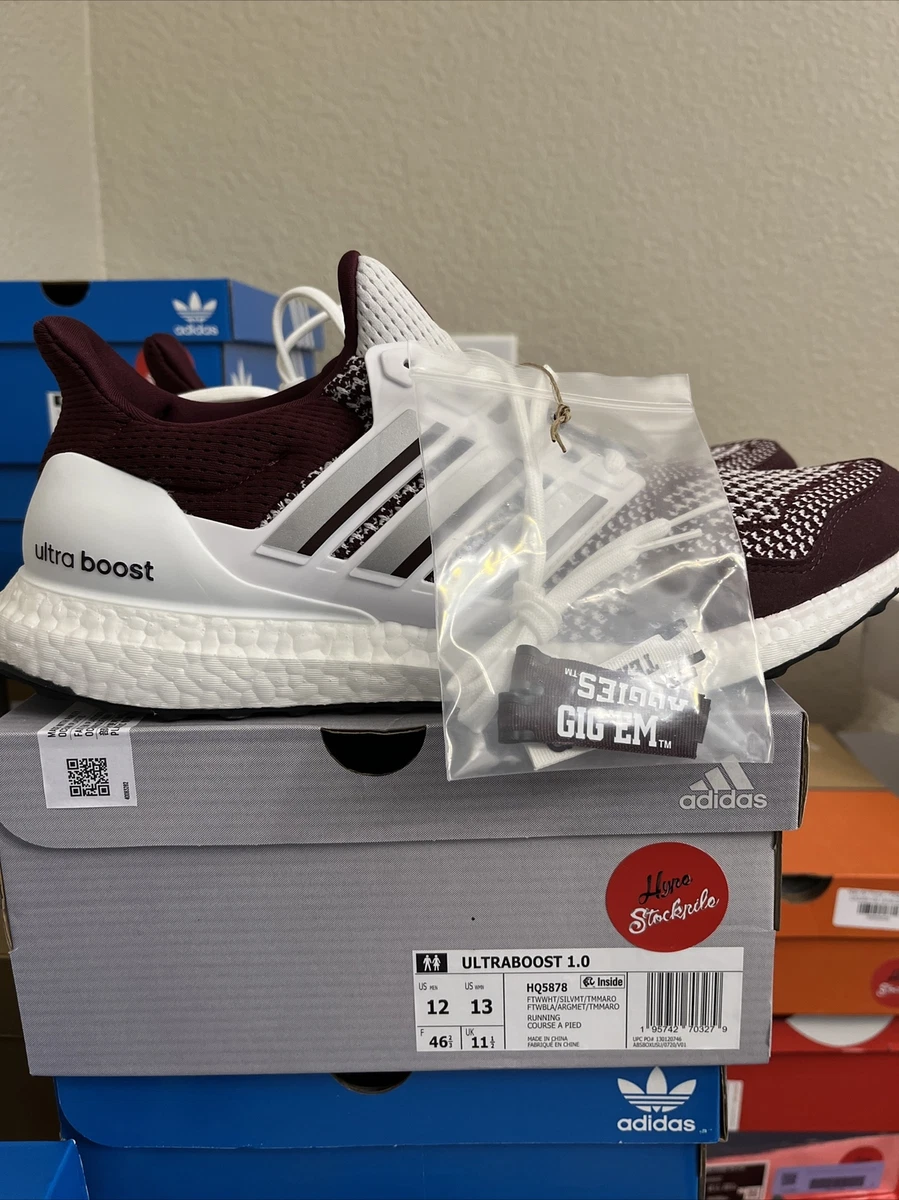 adidas gazelle silver green womens Texas A&M Adidas AlphaBoost V2 Shoes
