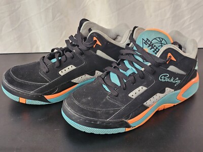 Sz 11 Patrick Ewing Wrap Black/ Baltic/ Shocking Orange 1EW90103-968 Sneaker  