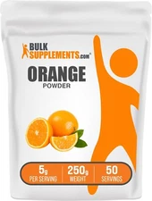 BulkSupplements Orange Powder - Herbal Supplement - 5g Per Serving
