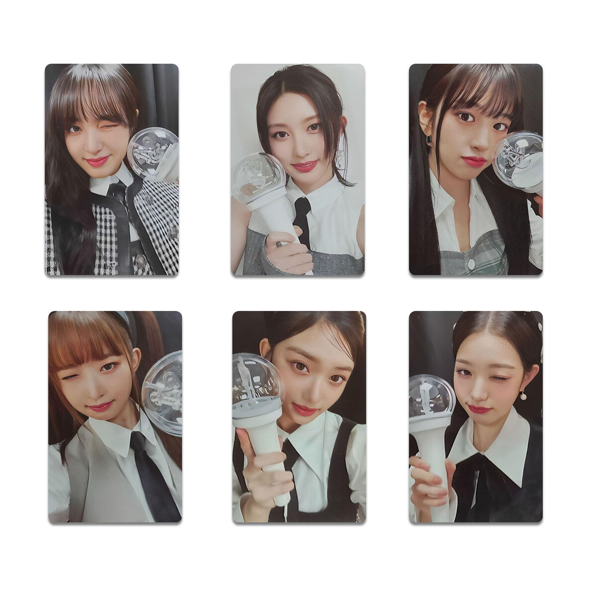 6pcs/set Kpop IVE First FAN CONCERT The Prom Queens Self