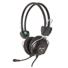Syba CL-CM-5023 Multimedia Stereo Adjustable Headset with Boom Microphone 3.5 mm